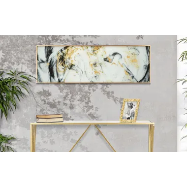 PANEL SZKLANY z RAMĄ LONG GHOST 120x3,5x40 cm